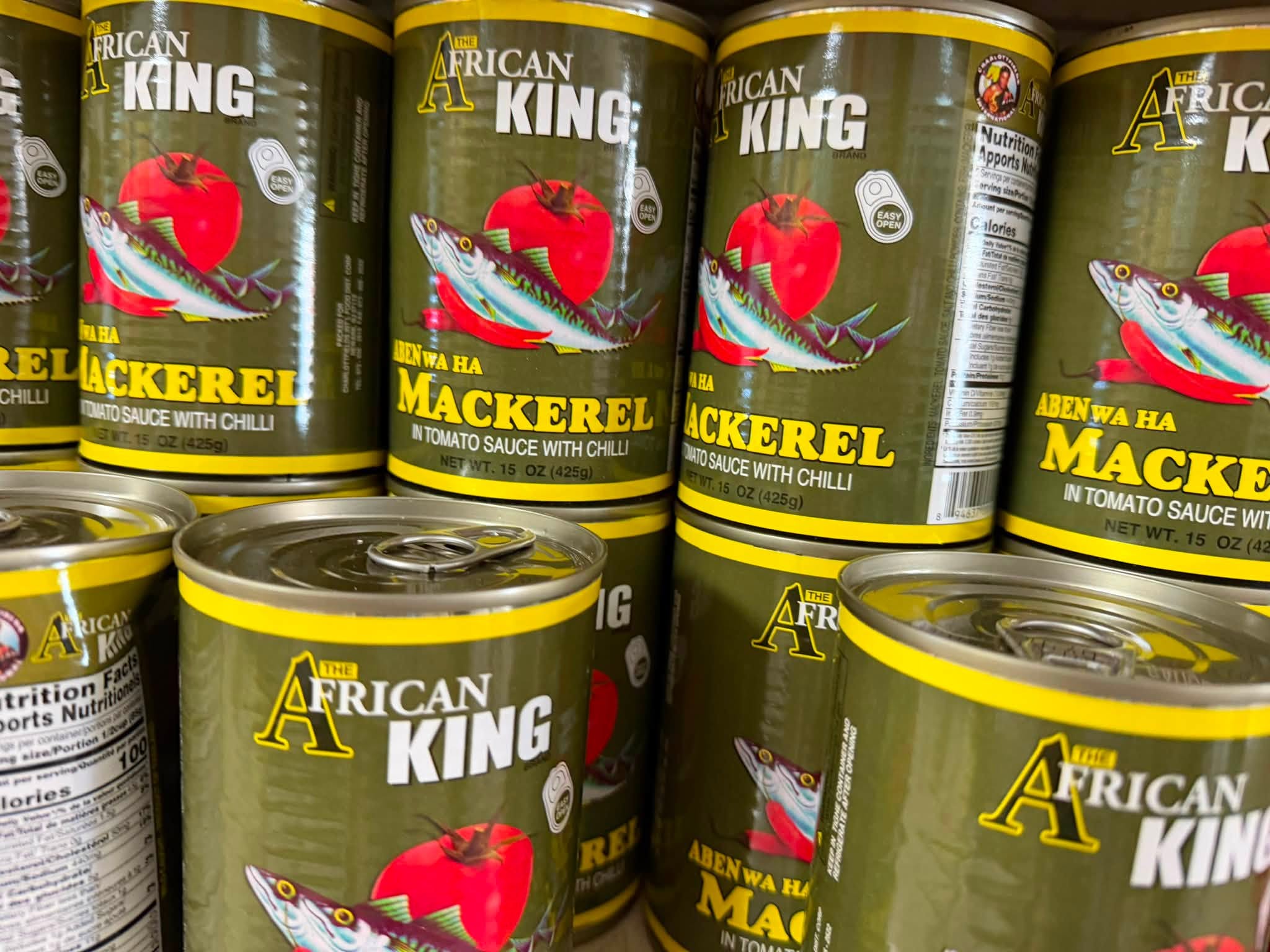 Canned and shelf-stable African grocery products
