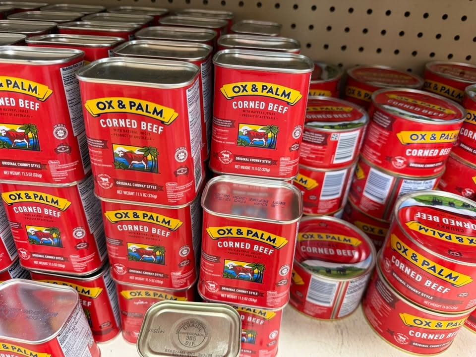canned & preserved photographed at S International Market