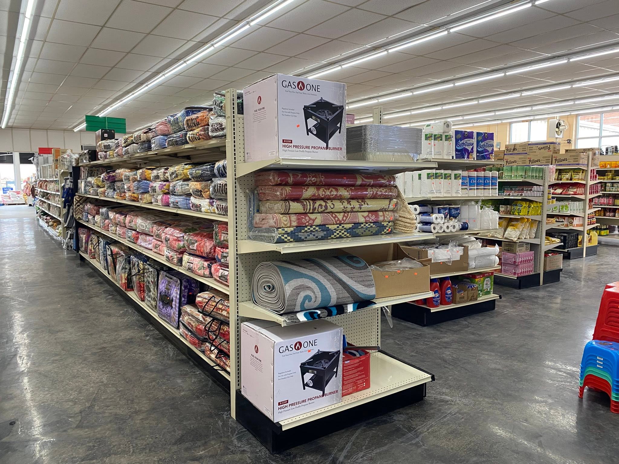 Inside S International Market in Cedar Rapids