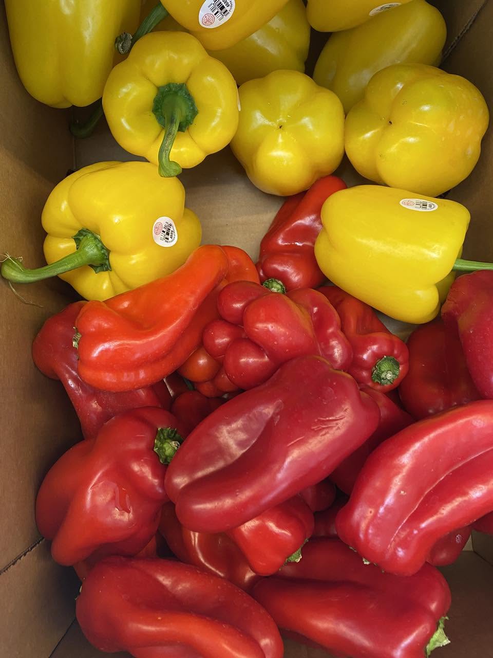 Citrus, peppers, herbs and frozen foods at S International Market