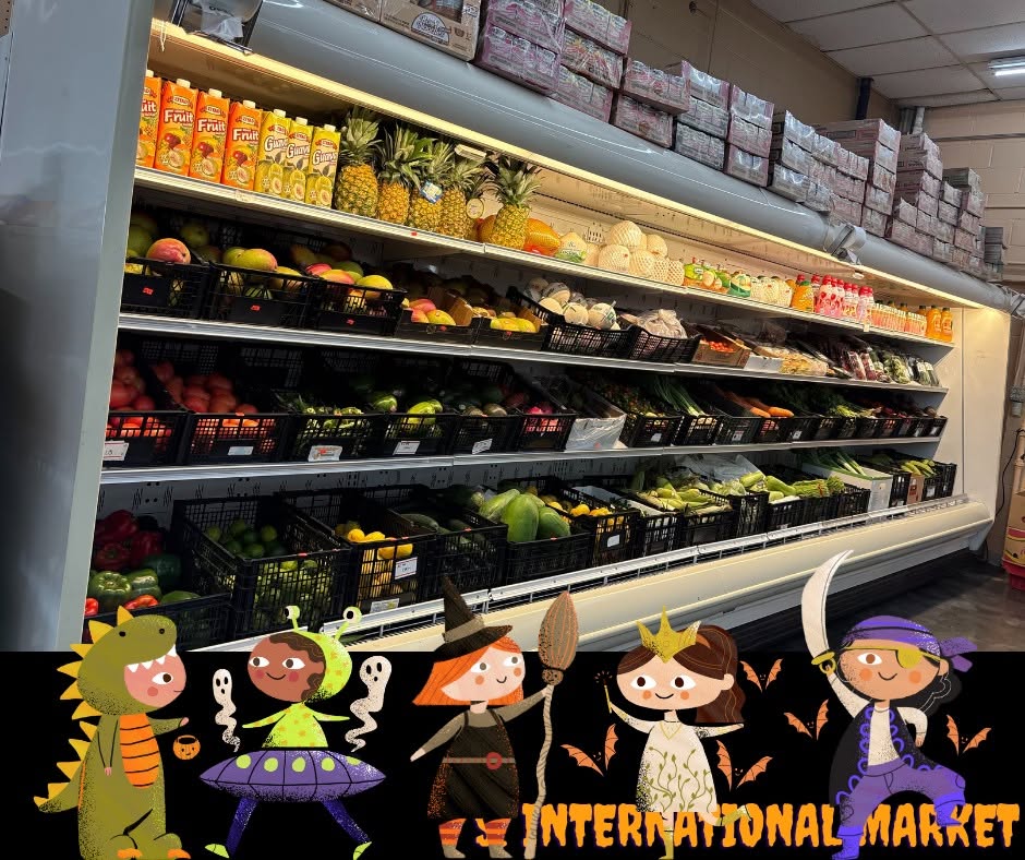 Fruit and vegetables in the produce aisle