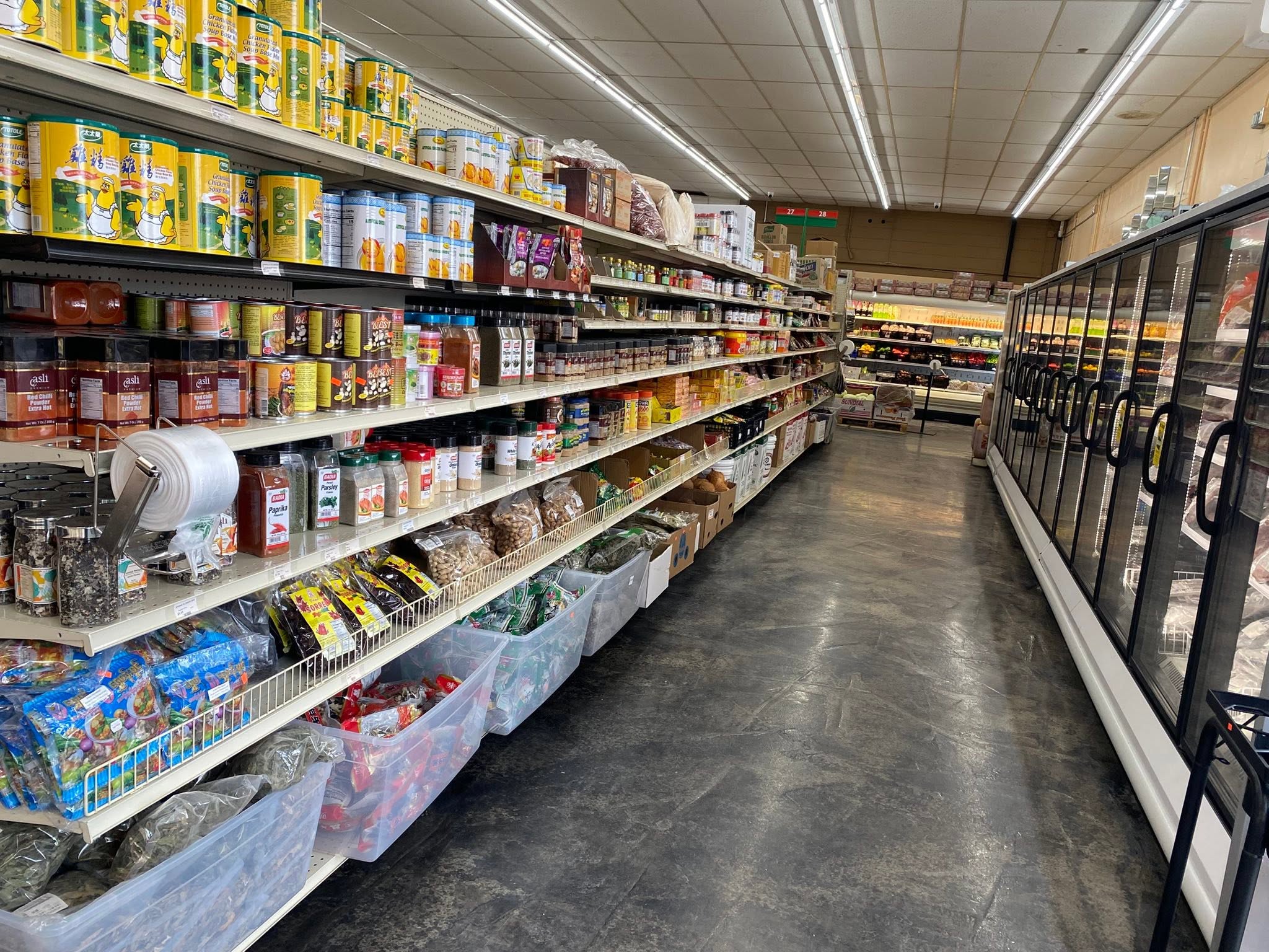 Inside S International Market in Waterloo